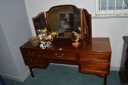 G-Plan Dressing Table with Triple Mirror