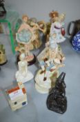 Assorted Figurines Including Some Musical