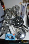 Judge Vista Stainless Steel Cookware etc.