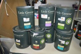 *7x Assorted 1L Cans of Little Greene
