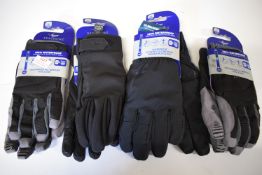 4x Pairs of Sealskinz All Weather Waterproof Gloves Size: L and XL