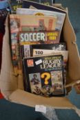 Quantity of Rugby League Books etc.