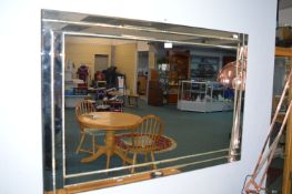 *Large Bevelled Edge Mirror 120x80cm