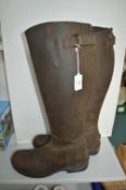Pair of Toggi Lady’s Brown Leather Riding Boots Size: 8/ EU 41