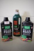 3x 1L Bottles of Natura Grow Chemical Free Fruit & Veg Feed