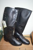Pair of BHS Lady’s Black Boots Size: 4 Wide (new with tags)