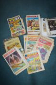 Quantity of Assorted Vintage Comics Including The Victor, Smash, etc.