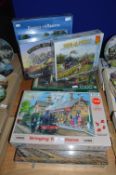 6x Railway Themed Jigsaw Puzzles (new)