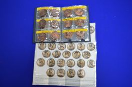 Numis Reproduction Commemorative Coin Set