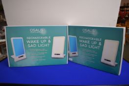 2x Osalis Rechargeable SAD Lights