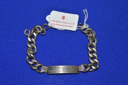 Continental 800 Grade Silver Blood Group Bracelet