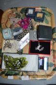 Tray Lot of Assorted Costume Jewellery