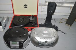 Retro Record Player, 2x Portable CD Players, etc.