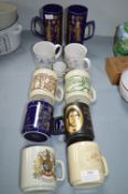 Assorted Mugs Including Hornsea Pottery