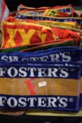 Quantity of Vintage Branded Bar Towels