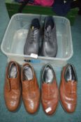 3x Assorted Pairs of Men’s Shoes Size: EU 43/ UK 9