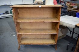 Bohemian Style Bamboo & Rattan Bookcase