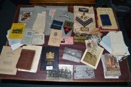 Army & Navy Documentation, Photographs, and Effect Belonging to Master Seaman