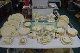 Alfred Meakin Marigold Patten 90pc Art Deco Dinner Service