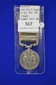 1897-87 Indian General Service Medal DVR J. Jones 5th Field Battalion