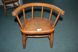 Victorian Child’s Bentwood Sunday School Chair