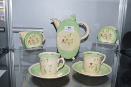 Clarice Cliffe Newport Pottery Tea for Two Set