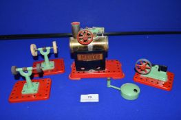 Mamod Steam Engineer plus 3x Laiths etc.