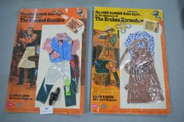 2x Lone Ranger Action Figure Outfits by Marks Toys