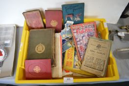 Vintage Ephemera Including Cigarette Cards and Books