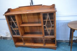 Victorian Mahogany Bookcase with Twin Astral Glazed Cabinets