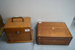 2x Vintage Sewing Boxes and Contents