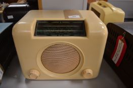 1950’s Bush DAC90A White Bakelite Radio