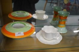 Shelley Vases and Cup & Saucer