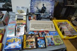 Commodore C64 Personal Computer, plus Quantity of Cassette Games, etc.
