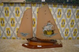 1960’s Wooden Yacht Lamp
