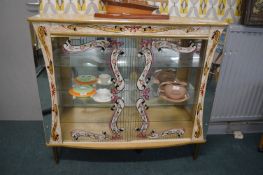 1950’s Glazed Mirror Backed Display Cabinet