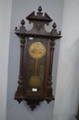 Mahogany Cased Wall Clock