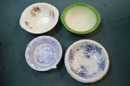 4x Large Wash Bowls
