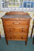 1930’s Oak Three Drawer Chest