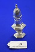 Small Hallmarked Silver Caster - Birmingham 1903, ~29g