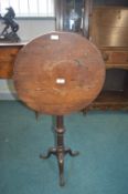 Georgian Mahogany Tilt Top Tripod Table