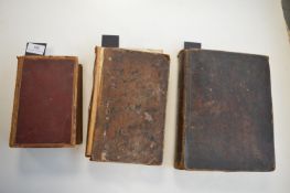 3x Volumes: Wahl’s Grocers Manual 1892, Literary Panorama 1813, and Life of Christ 1813