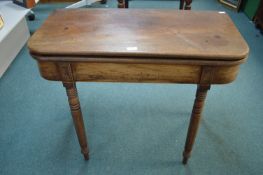 Victorian Mahogany Card Table