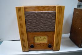 Wartime Civilian Receiver Valve Radio 1944
