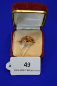 18ct Gold Two Tone Ring - Hallmarked Chester 1916, ~1.8g