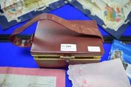 Queen Victoria Commemorative Handkerchiefs, and a Beadwork Chocker