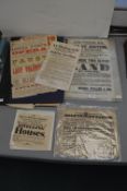 Victorian Auction Posters, Public Notices, etc. (some require restoration)