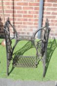 Singer Treadle Sewing Machine Cast Iron Base