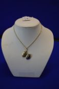 9ct Gold Locket & Chain, ~7g