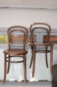 2x Bentwood Pub Stools